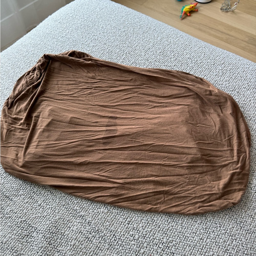 Brown kyte baby changing pad cover
